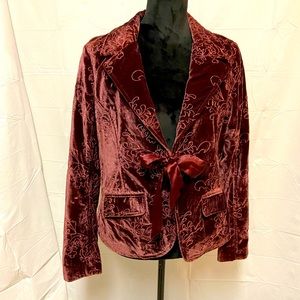 Gorgeous vintage old navy velvet jacket. Size large. Mint condition!